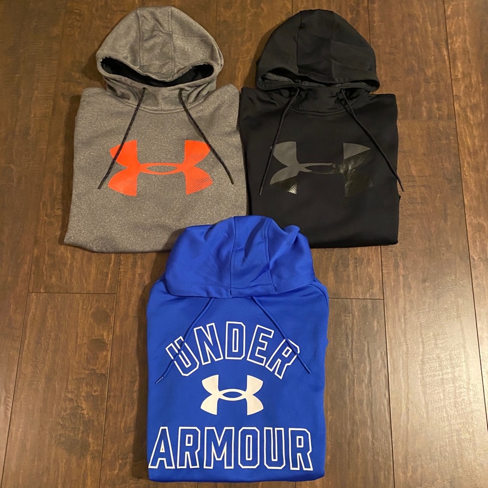 3 Under Armour Hoodies